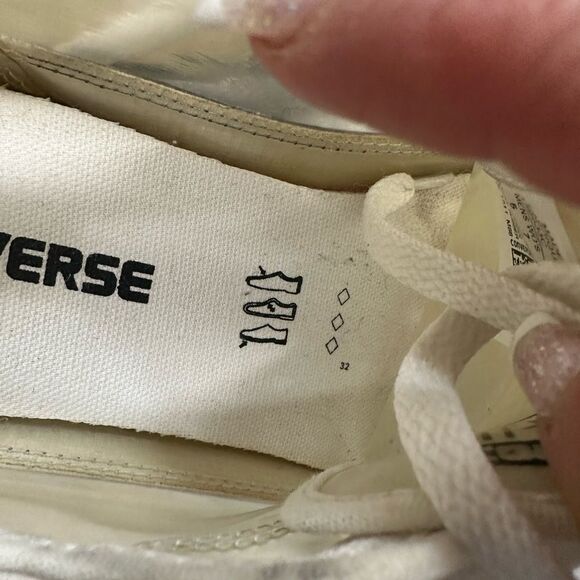 Converse Y2K Clear White Transparent See Trough Low Top Sneakers Size 7 148633C - Picture 9 of 10